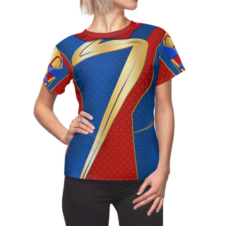 Ms. Marvel Women's Shirt, The Marvels 2023 Costume