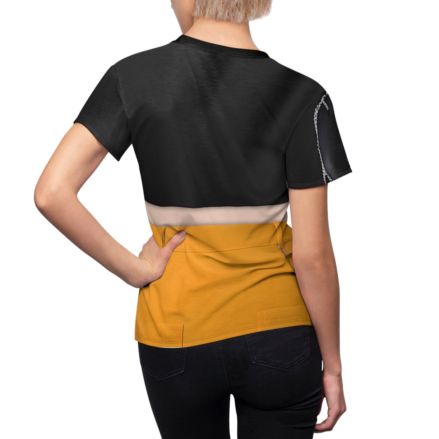 Kpop Black Style Women's Shirt, IdoI Girl Group Inspired Cosplay Costume