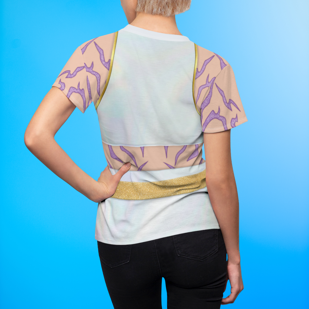 Kpop Golden White Women's Shirt, K-Pop IdoI Girl Group Inspired Cosplay Costume