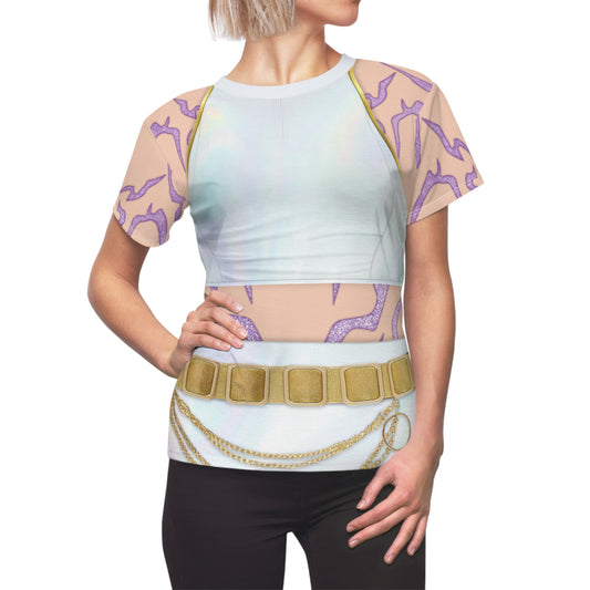 Kpop Golden White Women's Shirt, K-Pop IdoI Girl Group Inspired Cosplay Costume