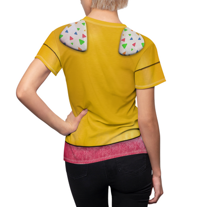 Chicken Toy Animatronic Women's Shirt, FNAF Character Inspired Costume