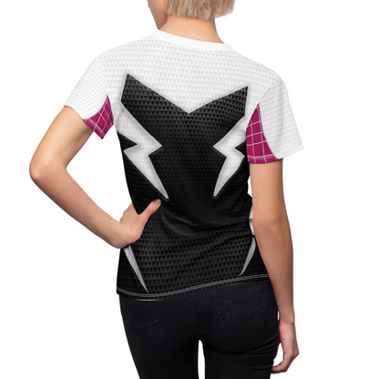 Spider Gwen Women's Shirt, Spider-Man Across The Spider-Verse Costume