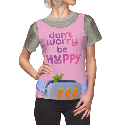 Judy Don't Worry Be Hoppy Women's Shirt, Zootopia 2 Character Inspired Costume