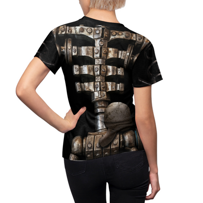 Animatronic Skeleton Women's Shirt, FNAF Character Inspired Costume