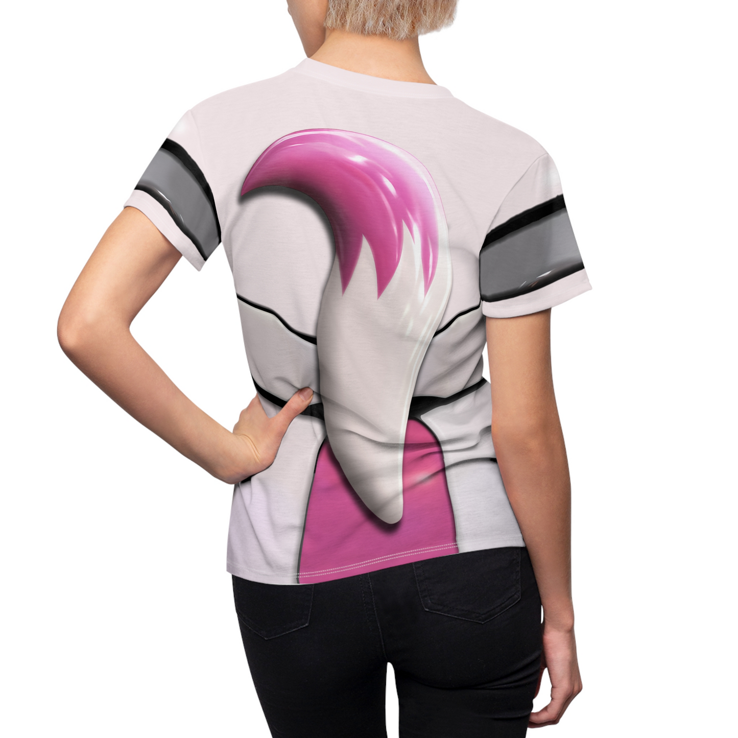 Pink Fox Animatronic Women's Shirt, FNAF Character Inspired Costume