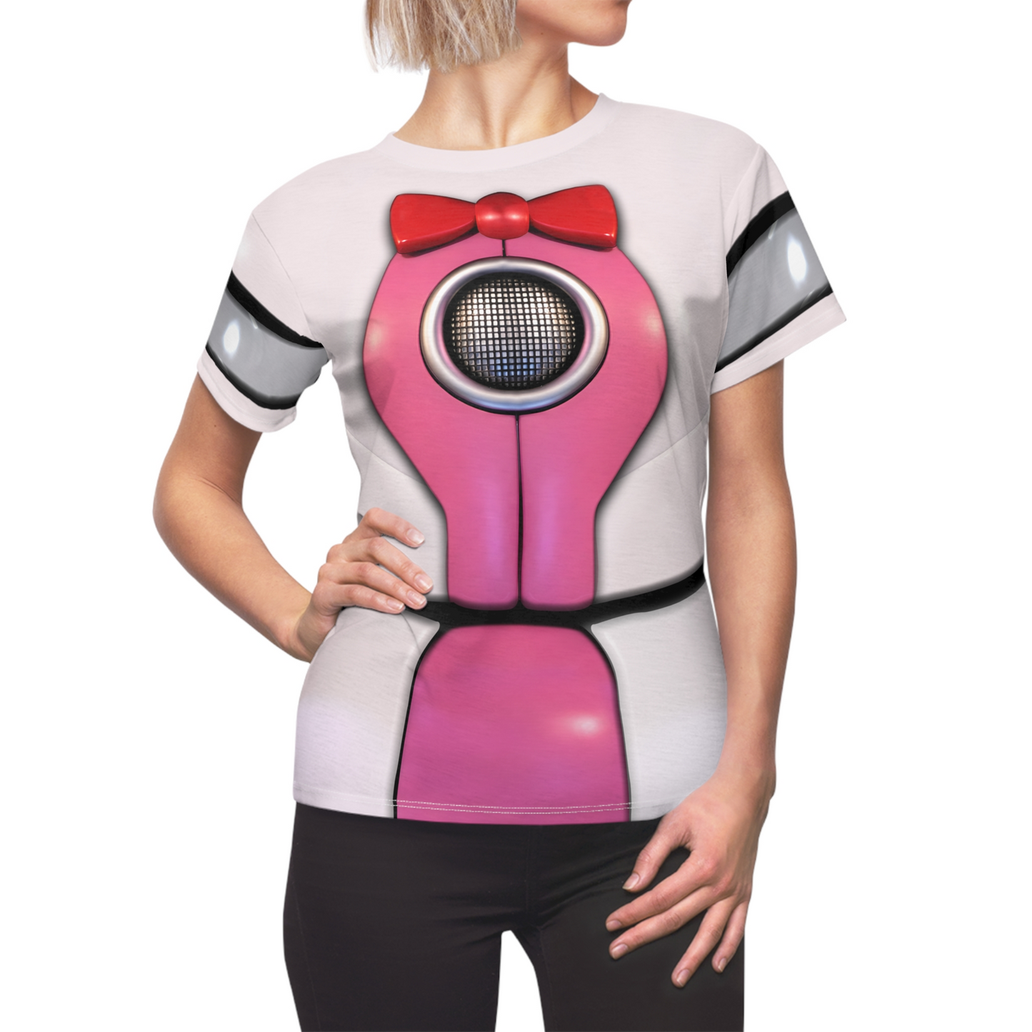 Pink Fox Animatronic Women's Shirt, FNAF Character Inspired Costume