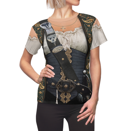 Angelica Teach Women's Shirt, Pirates of the Caribbean Costume