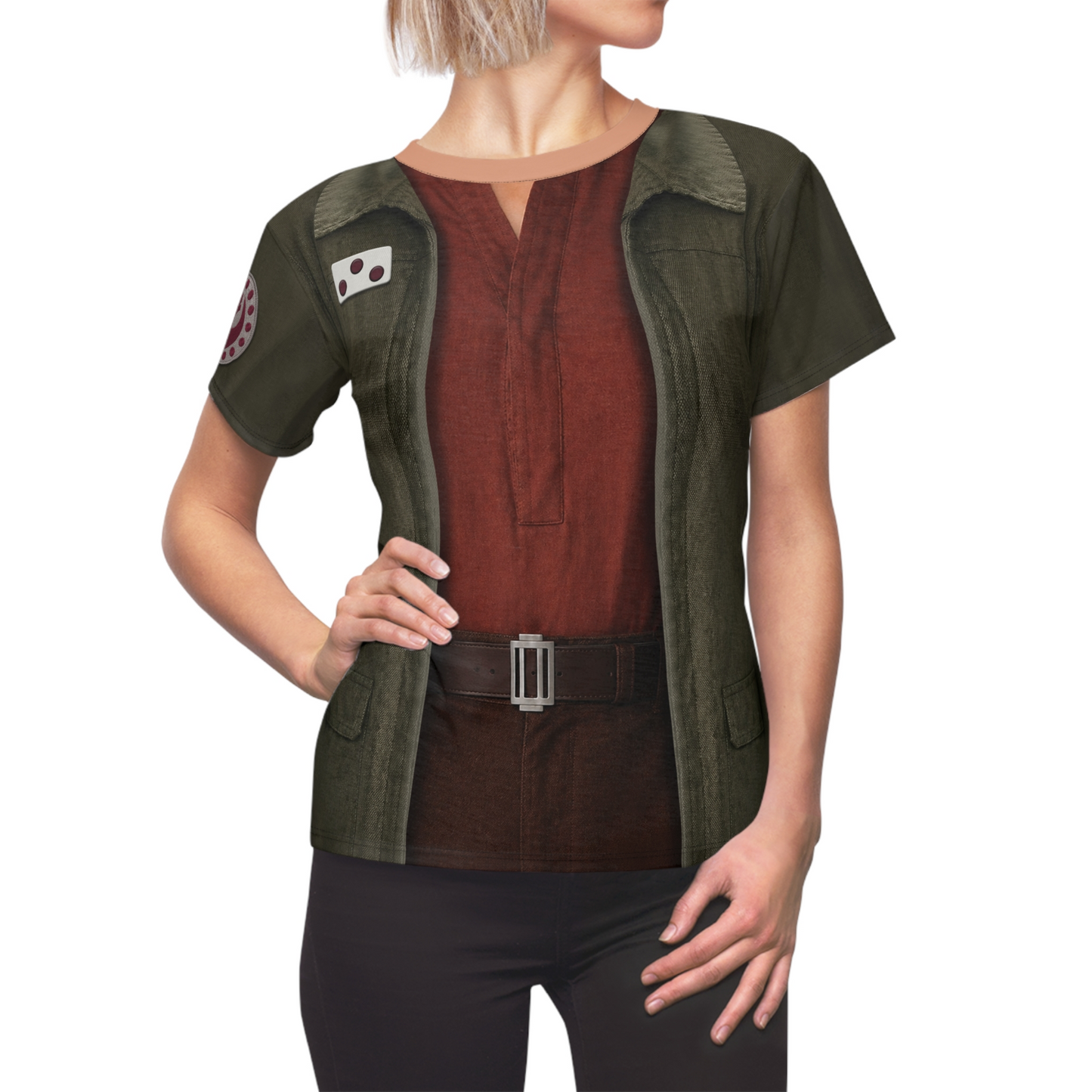 Colonel Ward Women's Shirt,The Mandalorian and Grogu Character Inspired Costume