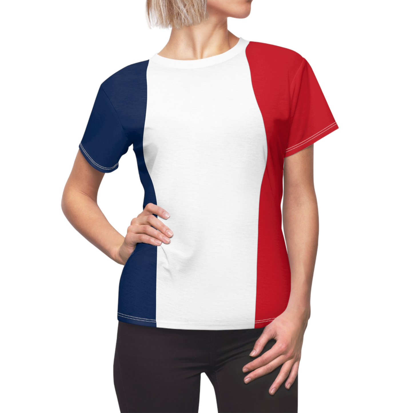 France Soccer 2026 Fan Women's Shirt, Retro France Flag Costume