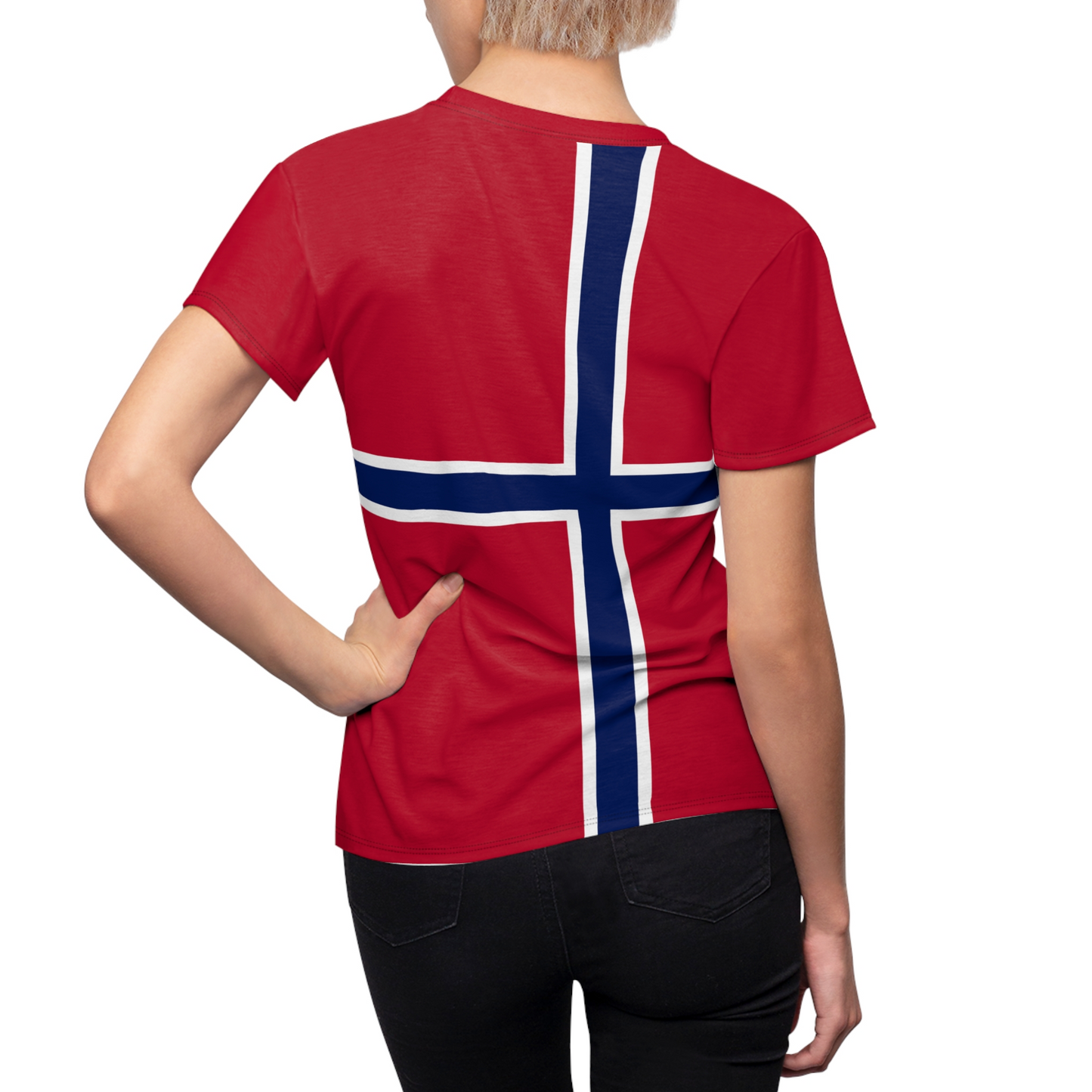 Norway Soccer 2026 Fan Women's Shirt, Retro Norway Flag Costume