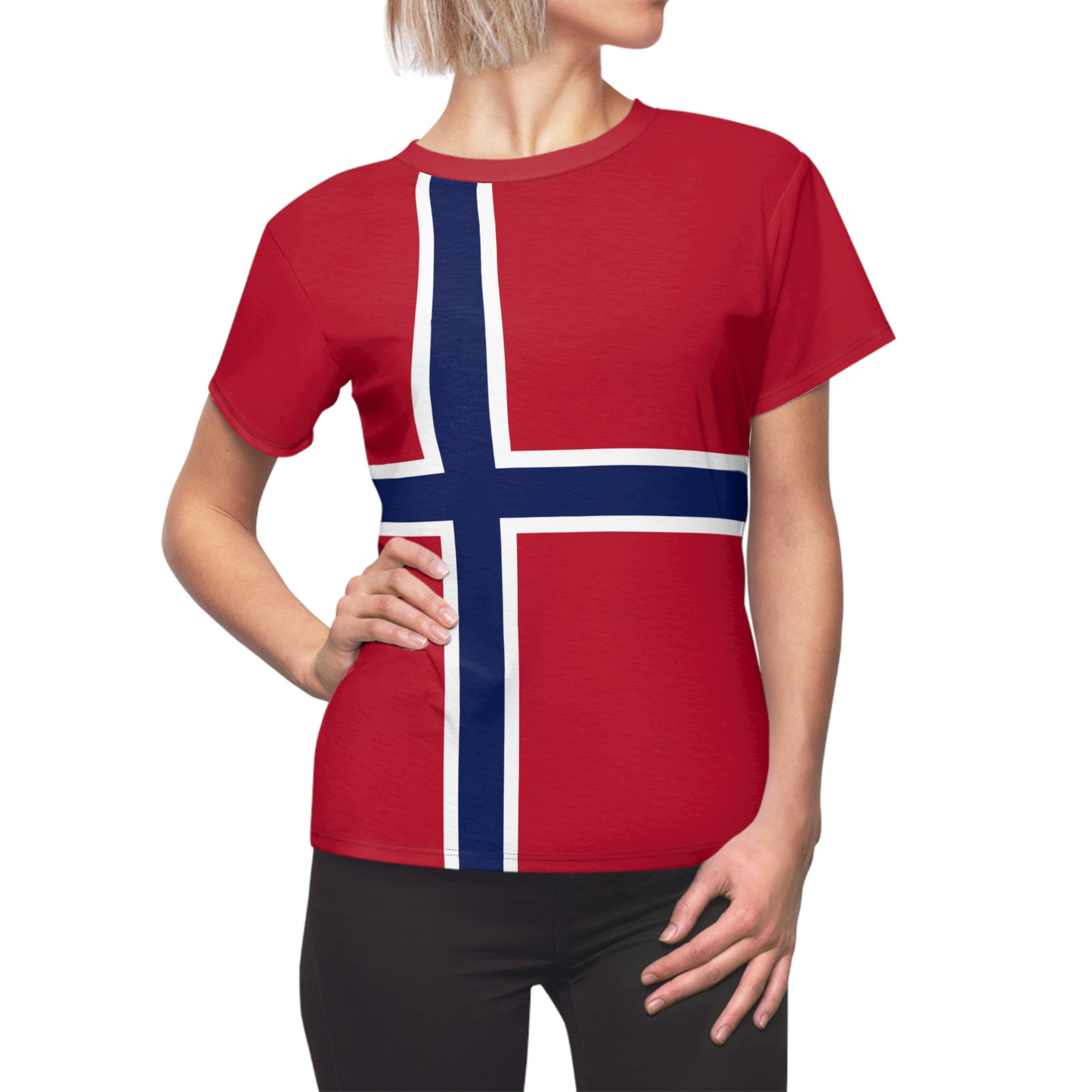 Norway Soccer 2026 Fan Women's Shirt, Retro Norway Flag Costume