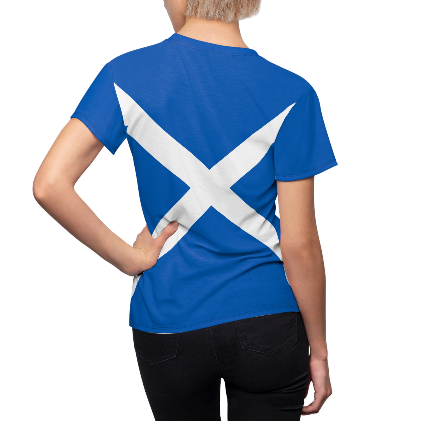Scotland Soccer 2026 Fan Women's Shirt, Retro Scotland Flag Costume