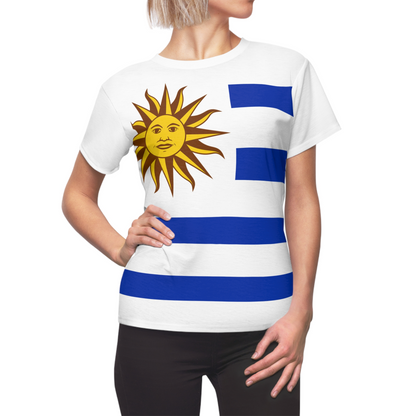 Uruguay Soccer 2026 Fan Women's Shirt, Retro Uruguay Flag Costume