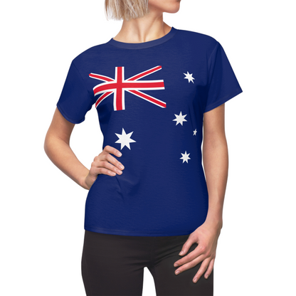 Australia Soccer 2026 Fan Women's Shirt, Retro Australia Flag Costume