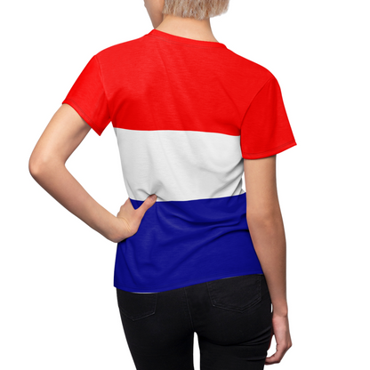 Croatia Soccer 2026 Fan Women's Shirt, Retro Croatia Flag Costume