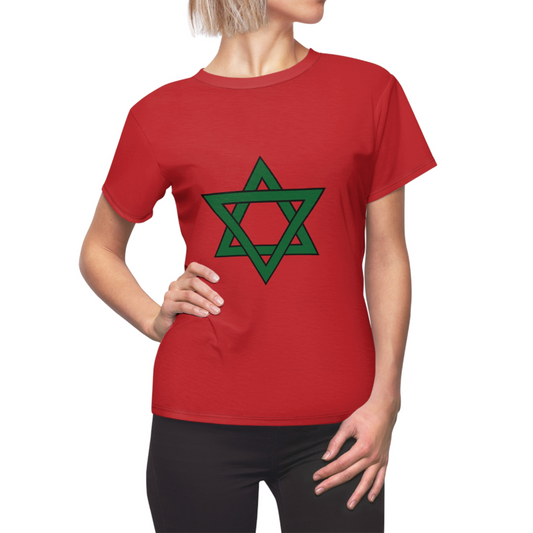 Morocco Soccer 2026 Fan Women's Shirt, Retro Morocco Flag Costume