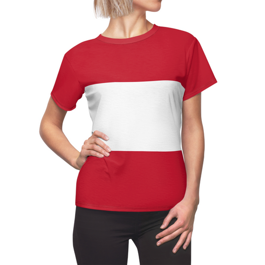 Austria Soccer 2026 Fan Women's Shirt, Retro Austria Flag Costume