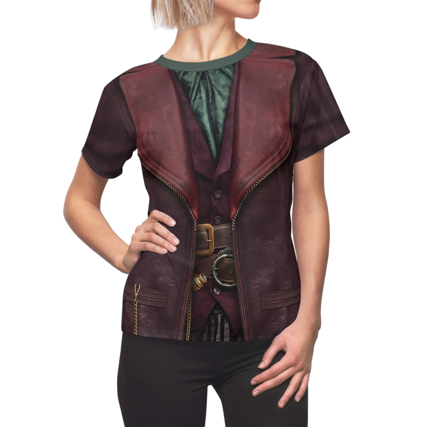 Maddox Hatter Women's Shirt, Descendants 5 Costume, Wicked Wonderland Cosplay, Musical Fantasy Character Outfit, Disney Halloween Apparel