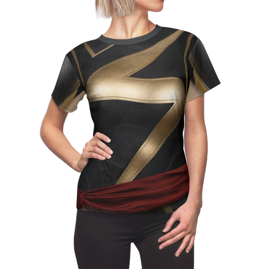 Captain Marvel Classic Suit Long Sleeve Shirt, Carol Danvers, Disney Cosplay, Marvel Comic Costume, Superhero Outfits, Ms. Marvel Outfit