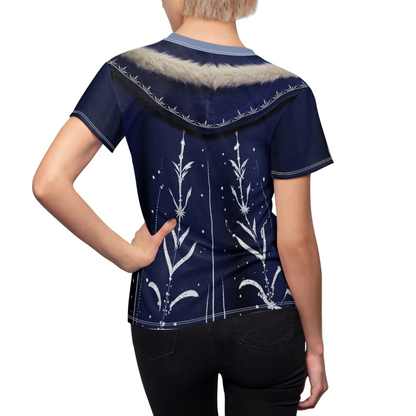Frozen 3 Costume, Elsa Purple Womens Shirt, Elsa Lavender Hooded Gown, Disney Princess Shirt, Disney Shirts for Women, Disney World Cosplay