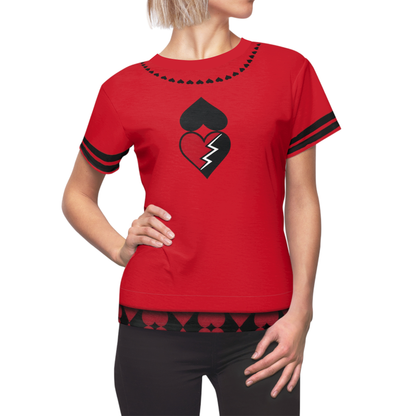 Red Pajamas Women's Shirt, Descendants 5, Wicked Wonderland Costume, Musical Fantasy Cosplay, Disney Channel, Idea Fashion for runDisney