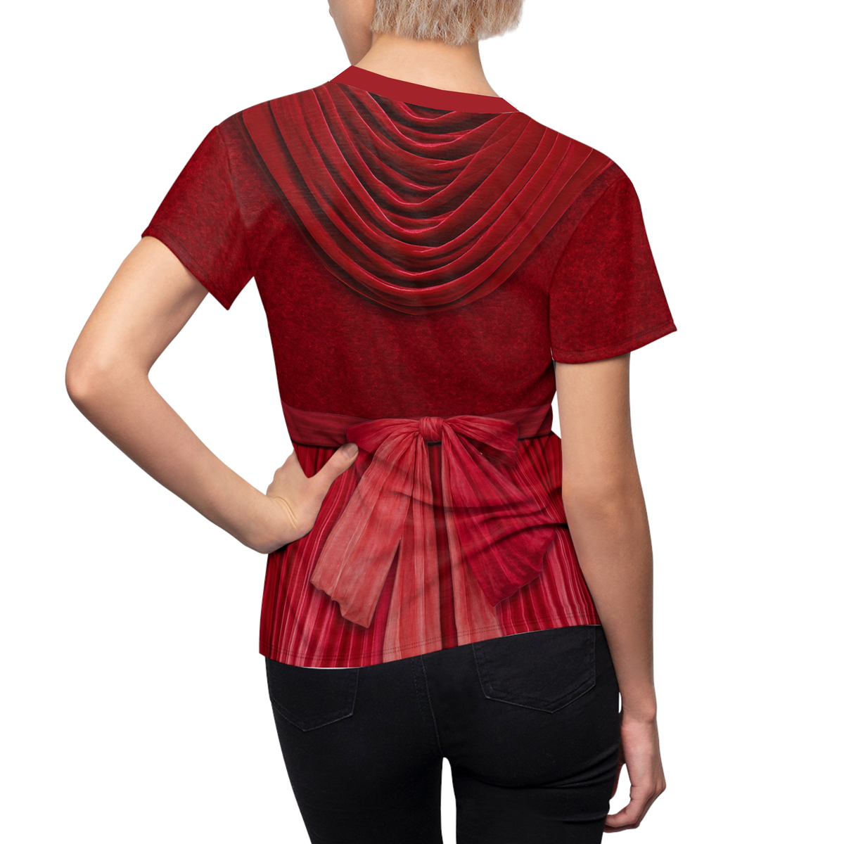 Queen of Hearts Ombre Women's Shirt, Descendants 5, Wicked Wonderland Costume, Musical Fantasy Cosplay, Bridget Hearts Wonderland Outfit