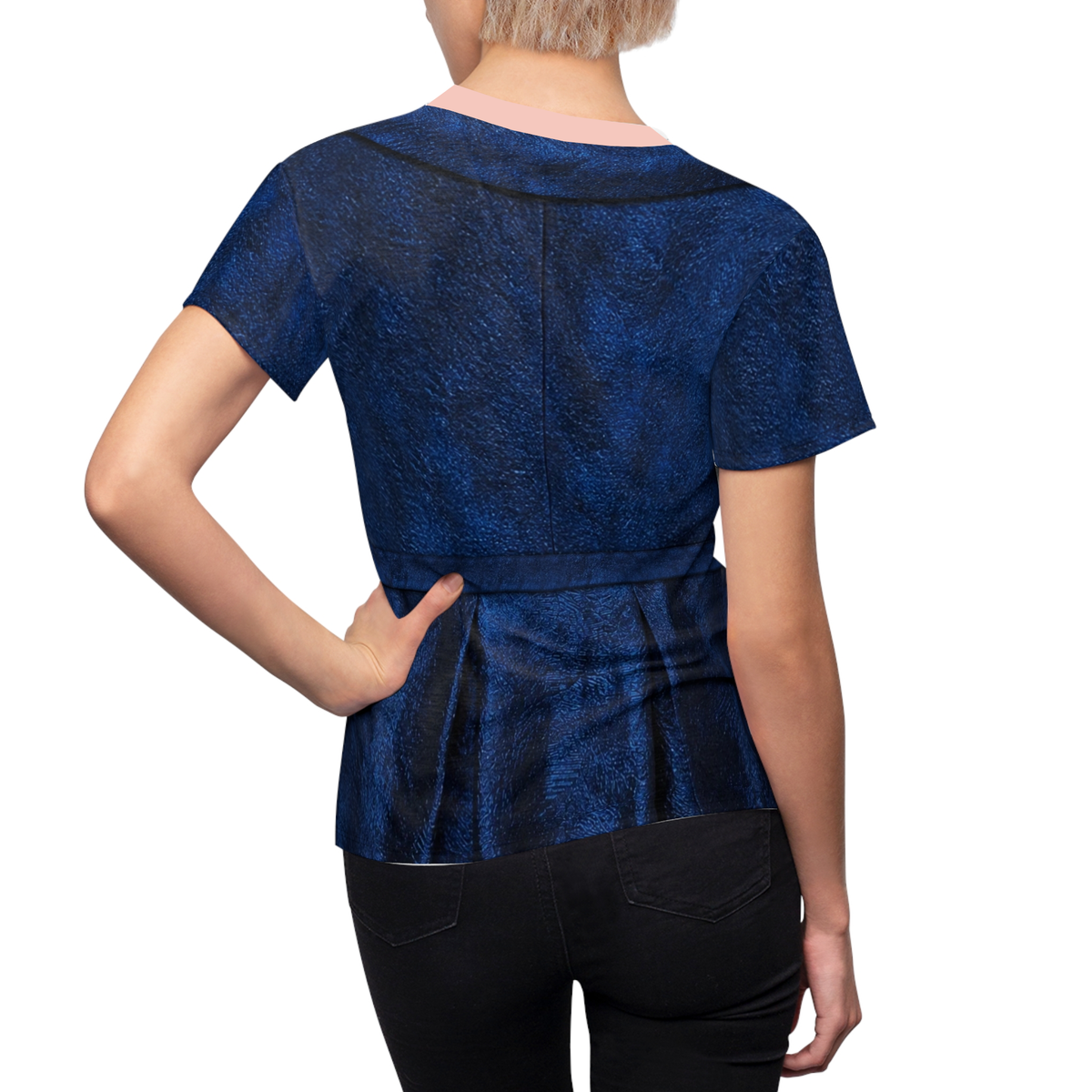 Fairy Godmother Navy Blue Women's Shirt, Descendants 5, Wicked Wonderland Costume, Musical Fantasy Cosplay, President of Auradon Prep