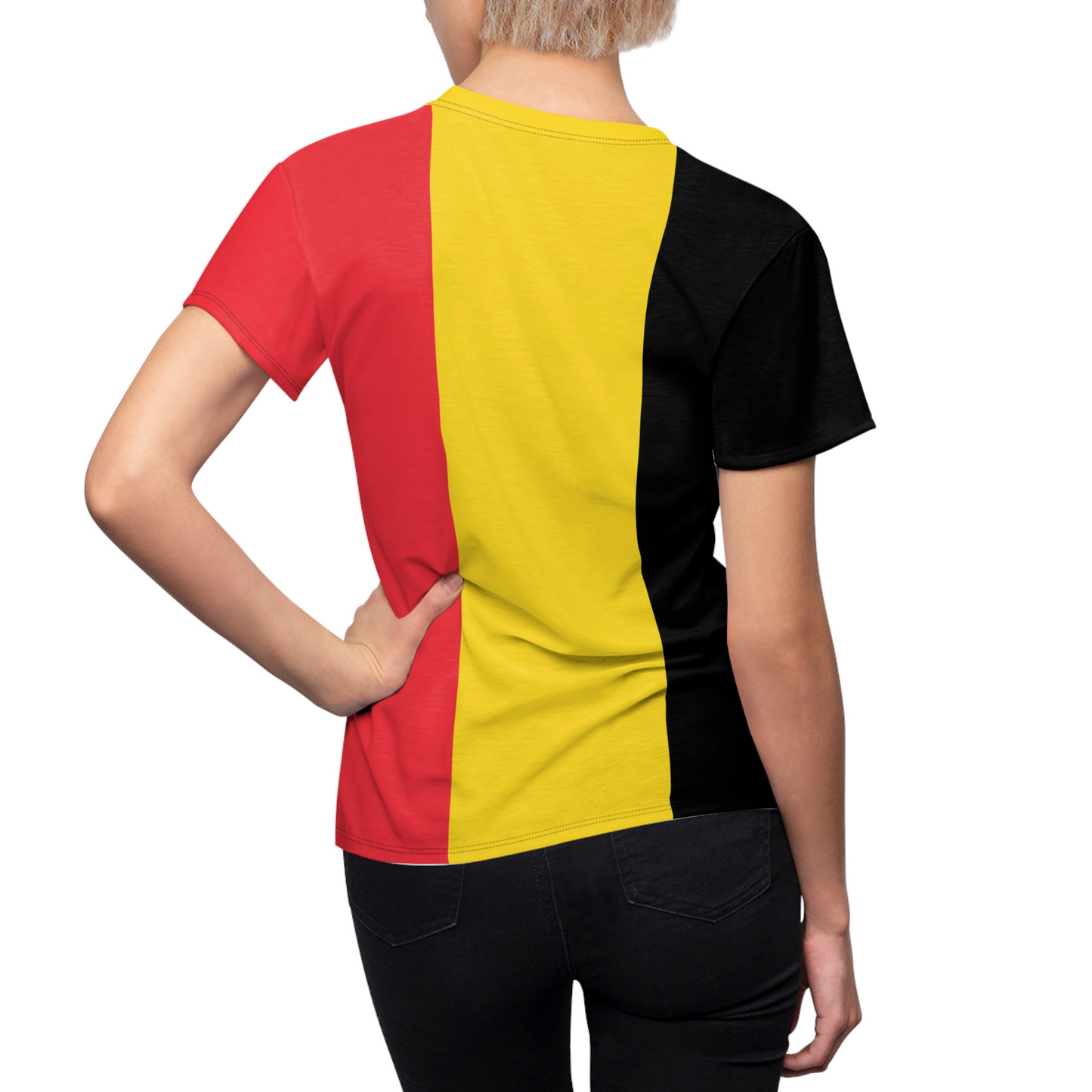 Belgium Soccer 2026 Fan Women's Shirt, Retro Belgium Flag Costume