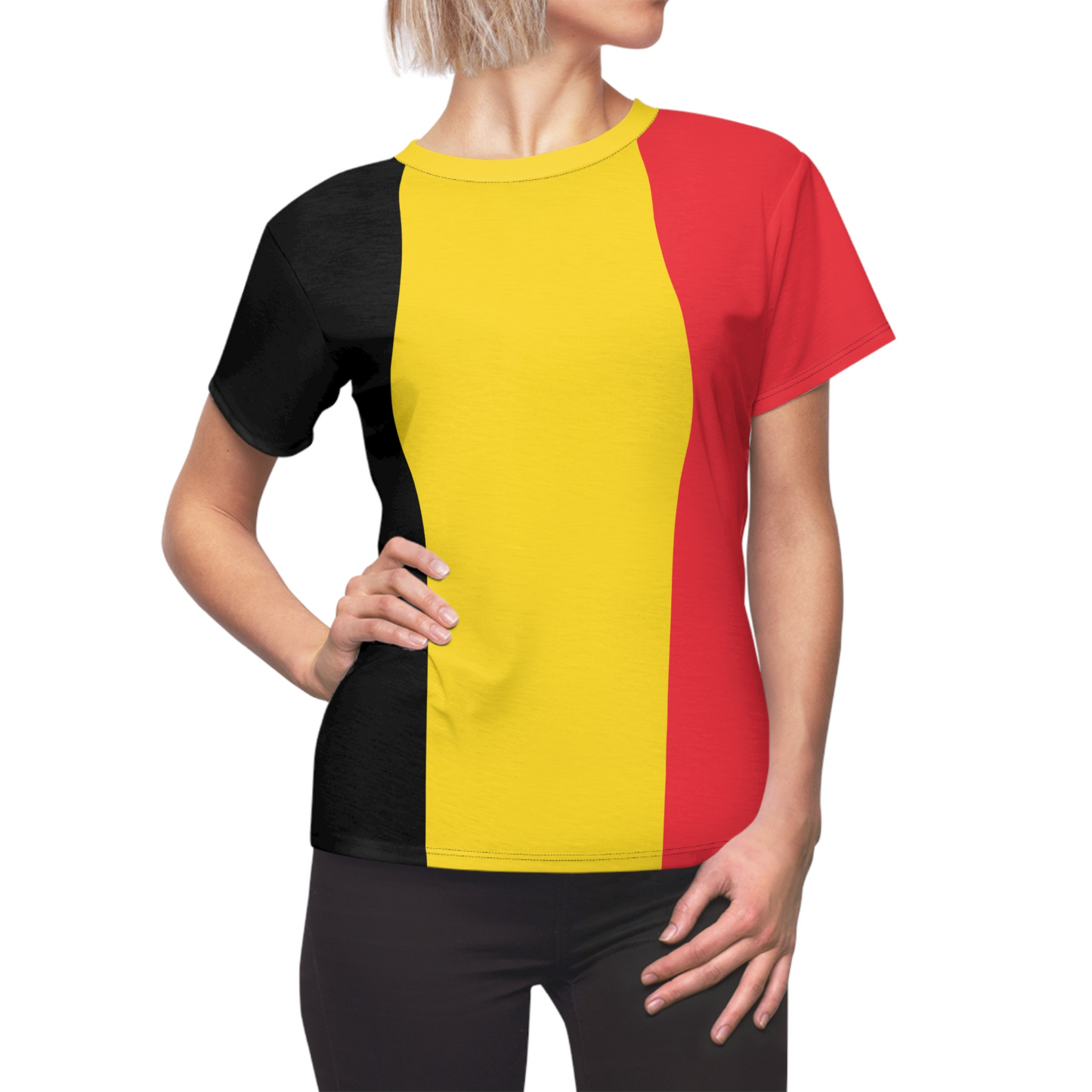 Belgium Soccer 2026 Fan Women's Shirt, Retro Belgium Flag Costume