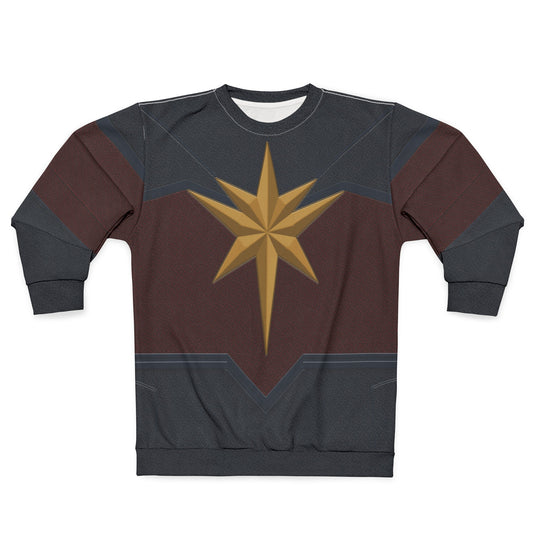 Captain Marvel Long Sleeve Shirt,The Marvels 2023 Costume