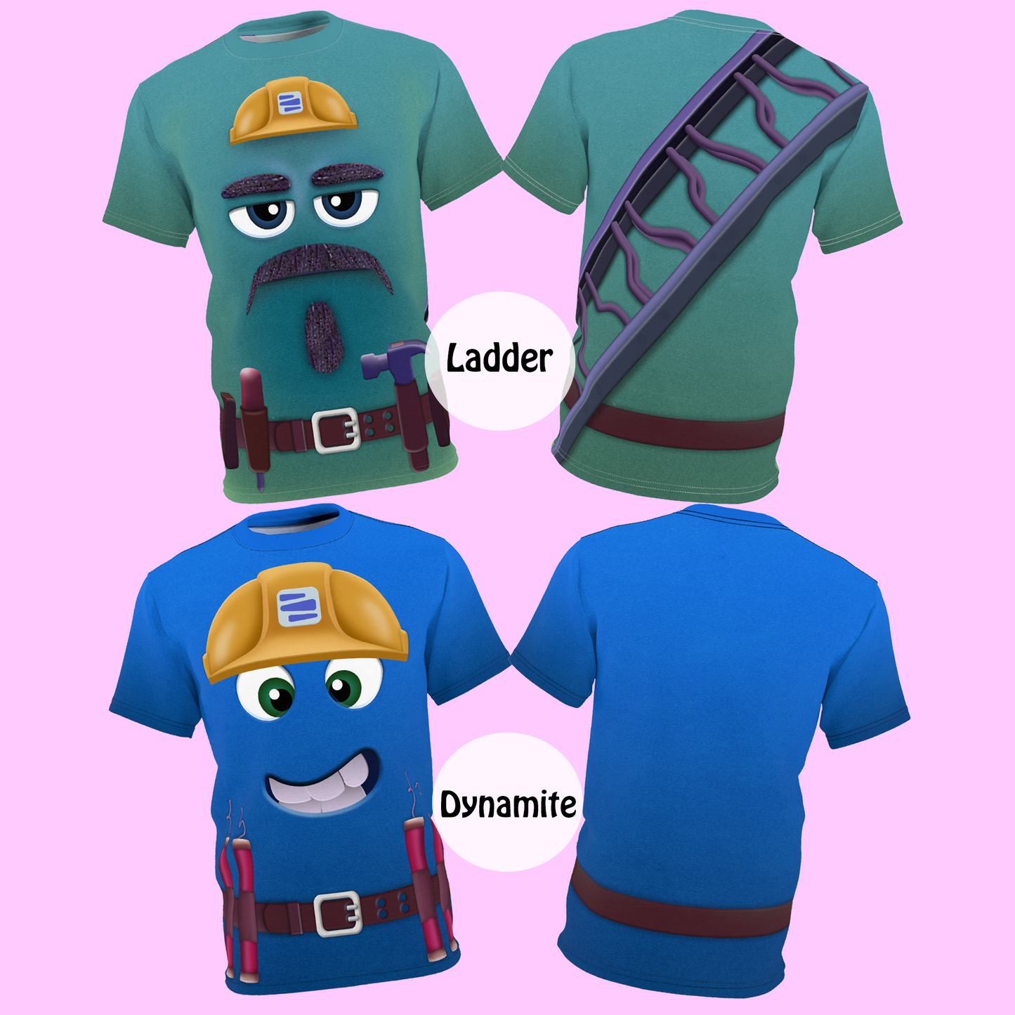 Construction Worker Group Shirt, Inside Out 2 Costume