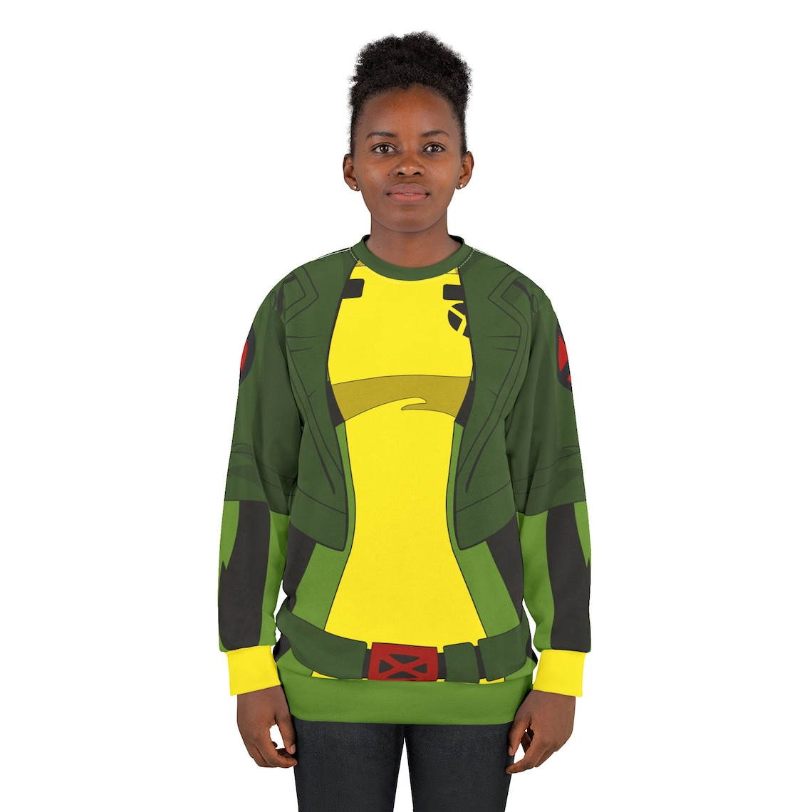 Rogue Long Sleeve Shirt, X-Men 1997 Costume