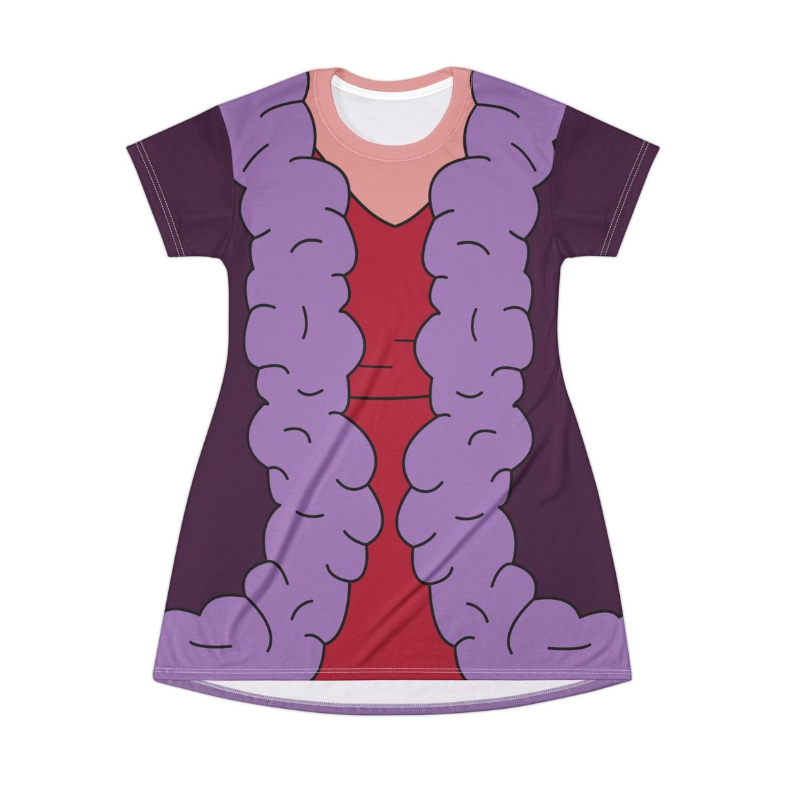 Madame Medusa Short Sleeve Dress, The Rescuers Costume