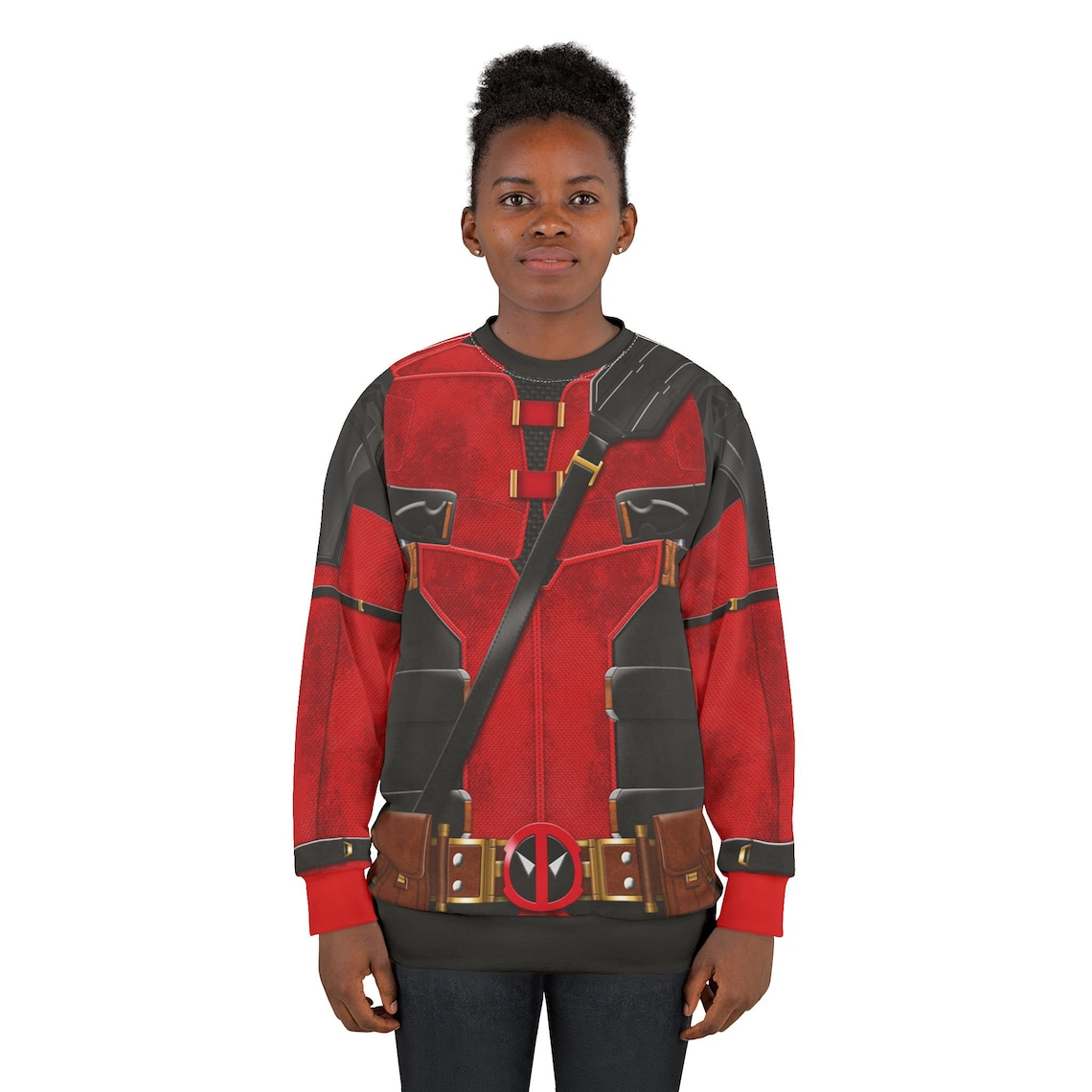 Deadpool Long Sleeve Shirt, Deadpool & Wolverine Costume