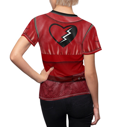 Red Jacket Women's Shirt, Descendants 4 The Rise Of Red Costume