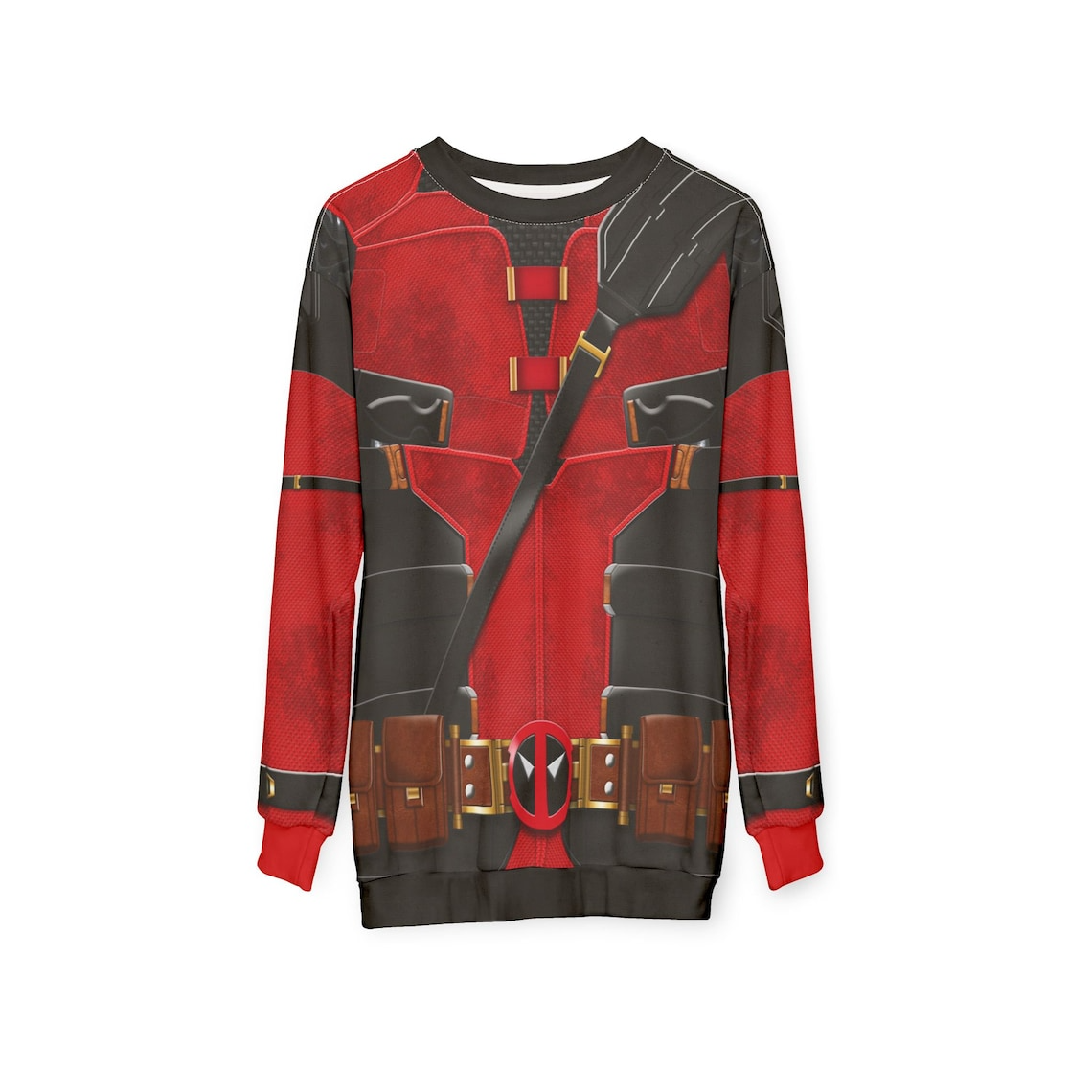 Deadpool Long Sleeve Shirt, Deadpool & Wolverine Costume