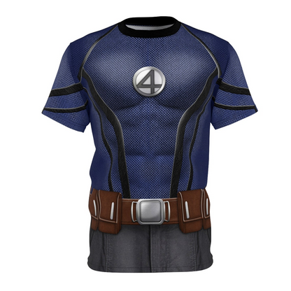 Johnny Storm Shirt, Deadpool & Wolverine Costume