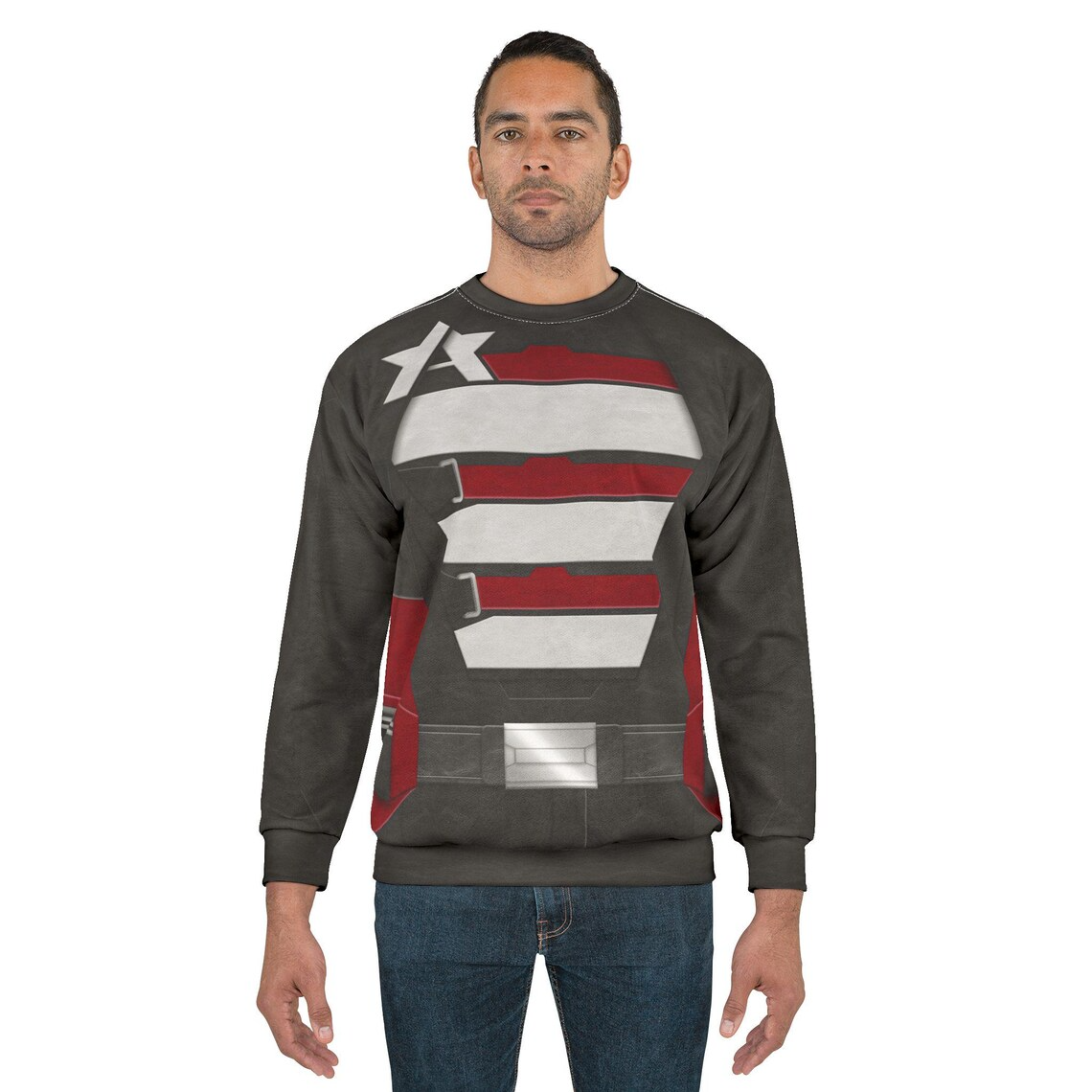 US Agent Long Sleeve Shirt, The Falcon and the Winter Soldier Costume