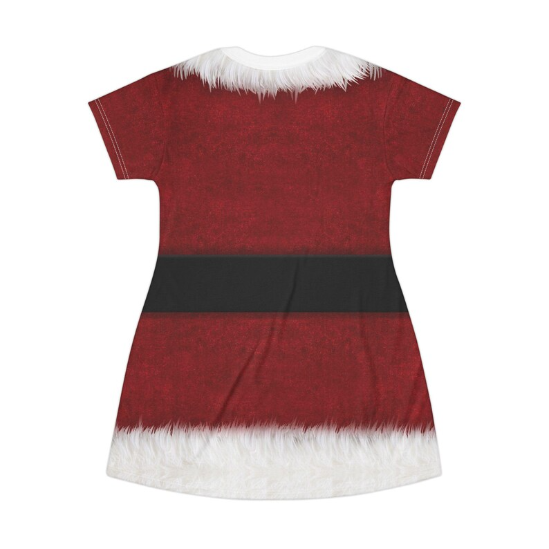 Christmas Short Sleeve Dress, Santa Claus Costume