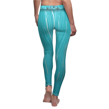 Elsa Blue Leggings, Frozen Costume