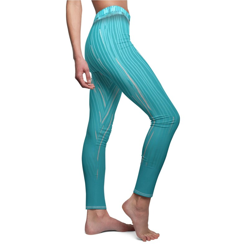 Elsa Blue Leggings, Frozen Costume