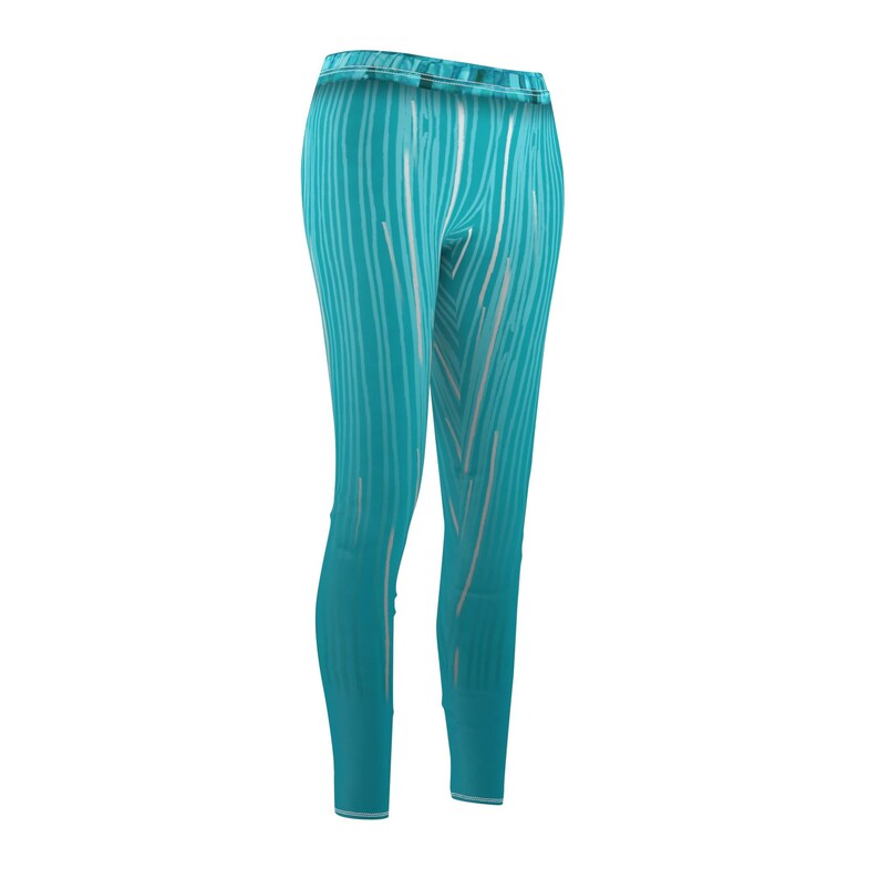 Elsa Blue Leggings, Frozen Costume