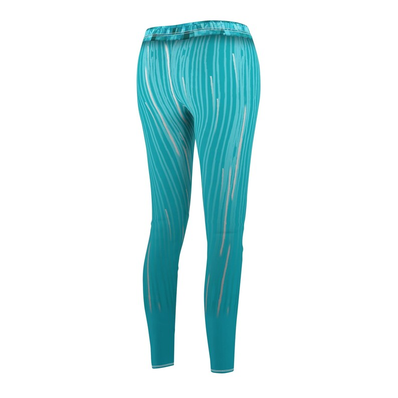 Elsa Blue Leggings, Frozen Costume