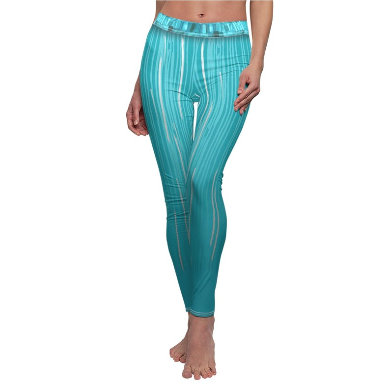 Elsa Blue Leggings, Frozen Costume