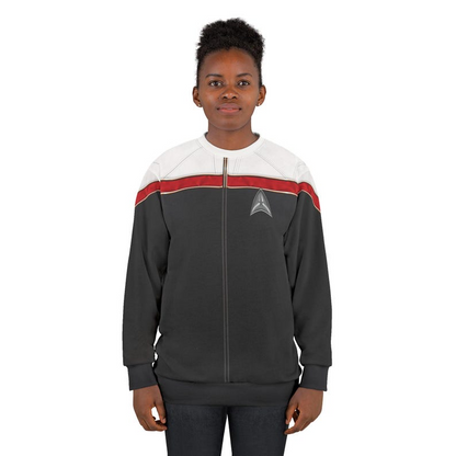 Commanding Officer Service Uniform Long Sleeve Shirt, Star Odyssey Costume