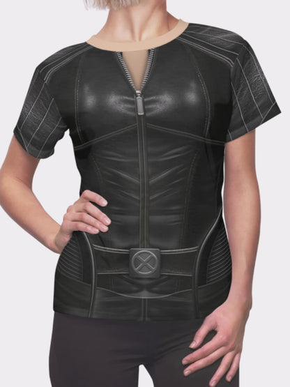 Rogue Fight Suit Women's Shirt, X-Men 2 Costume