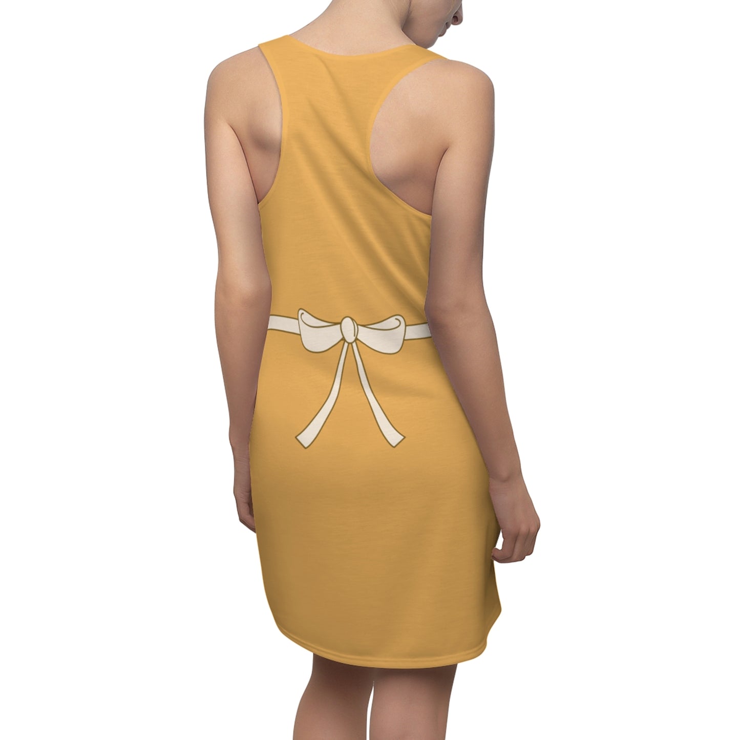 Tiana Yellow Waitress Uniform Dress, The Princess and the Frog Costume