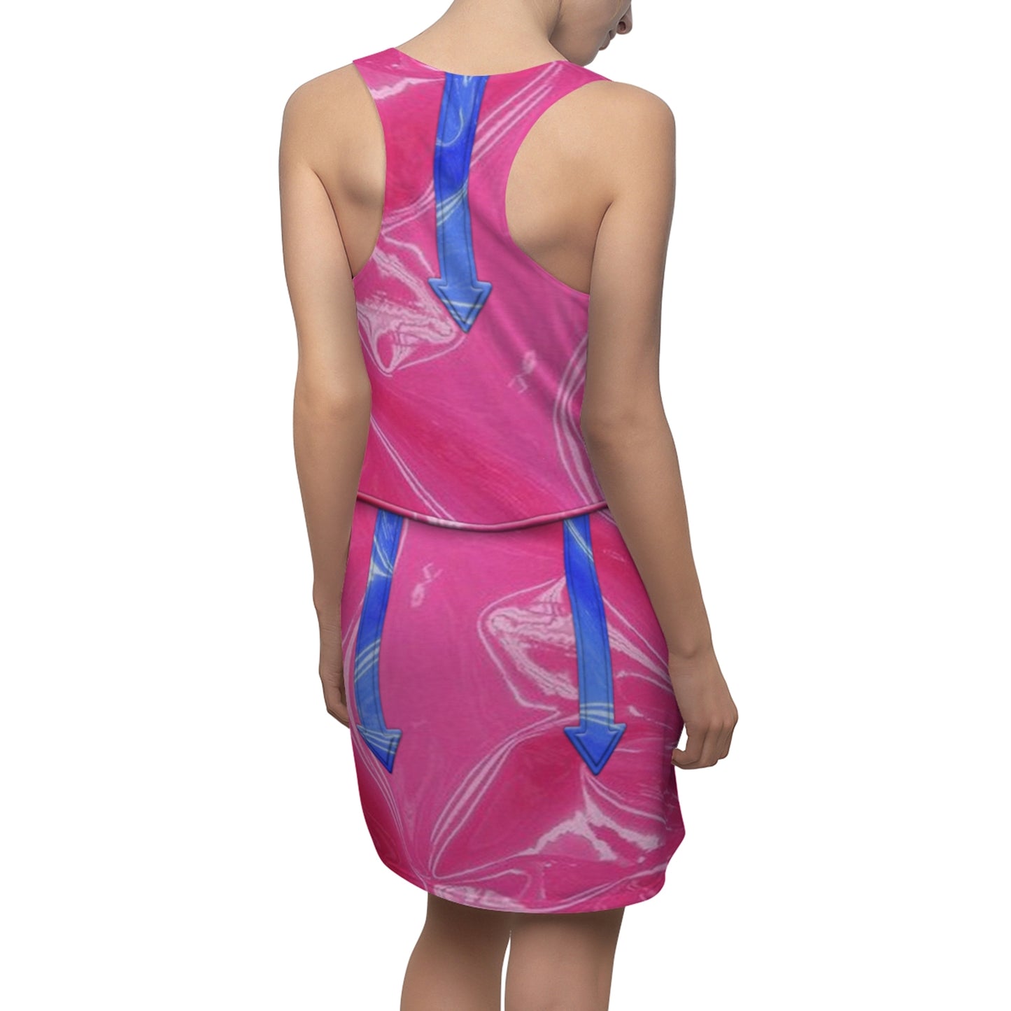 Nebula Wade Blue and Pink Dress, Zenon Costume