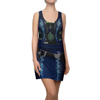 Gamora Blue and Black Dress, Guardians of the Galaxy Costume