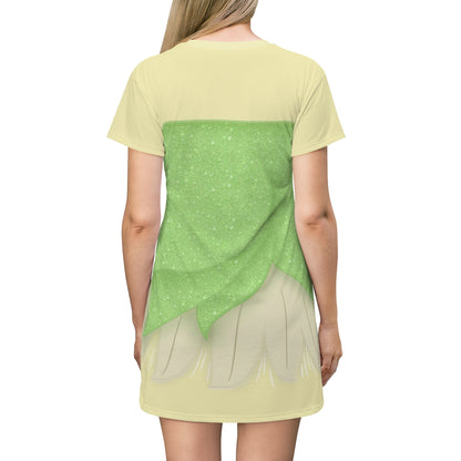 Tiana Green Short Sleeve Dress, Disney Princess and the Frog Costume